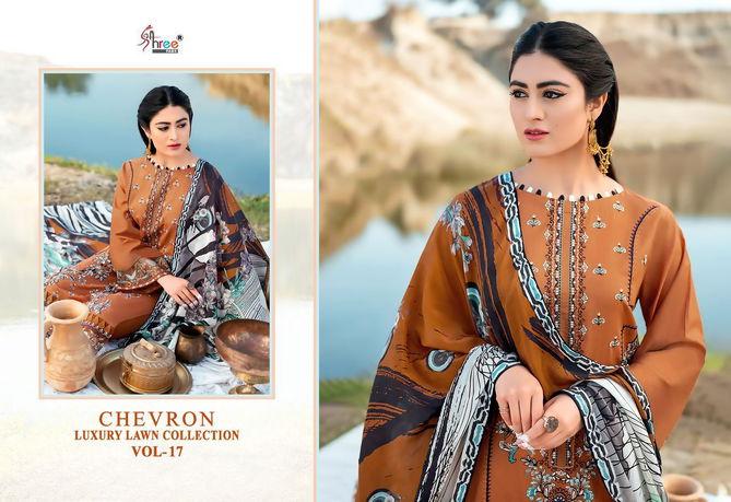 Chevron Luxury Lawn Collection Vol 17 Pakistani Suits Catalog
